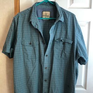 Men’s short sleeve button down XXL